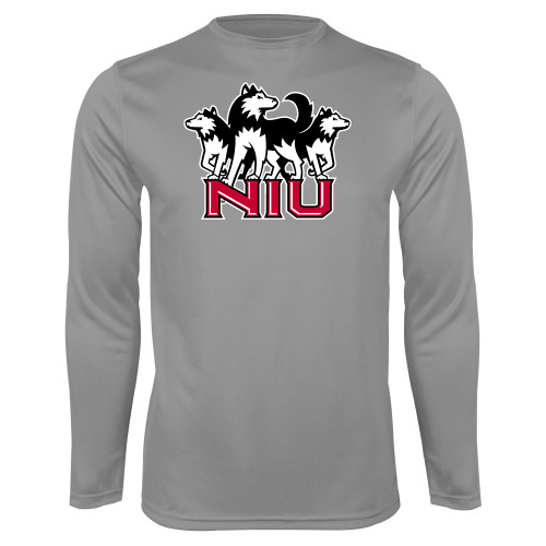  Steel Performance Longsleeve Shirt - NIU w Huskies