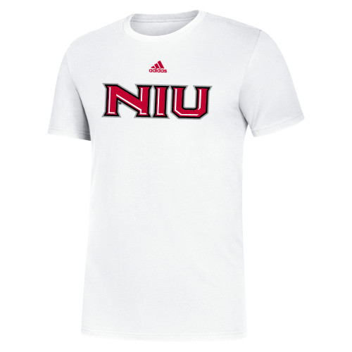  Adidas White Fresh Tee - Adidas NIU