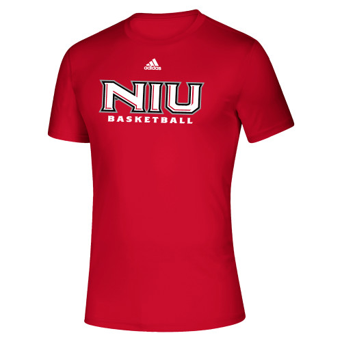  Adidas Red Creator Performance Tee - Adidas NIU Basketball