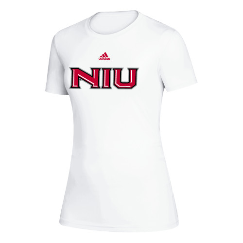  Adidas Womens White Creator Performance Tee - Adidas NIU