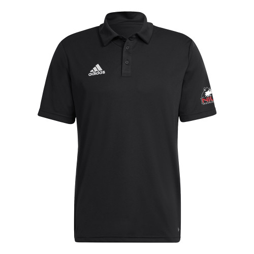  Adidas Black Stadium Coaches Polo - NIU Huskies - Primary Mark