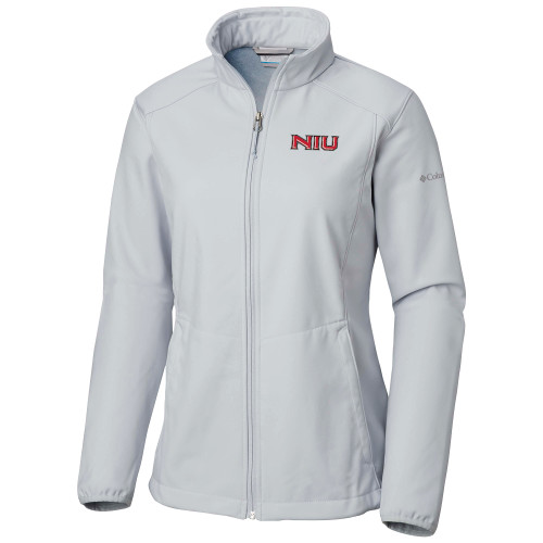  Columbia Womens Kruser Ridge White Jacket - NIU - Primary Wordmark