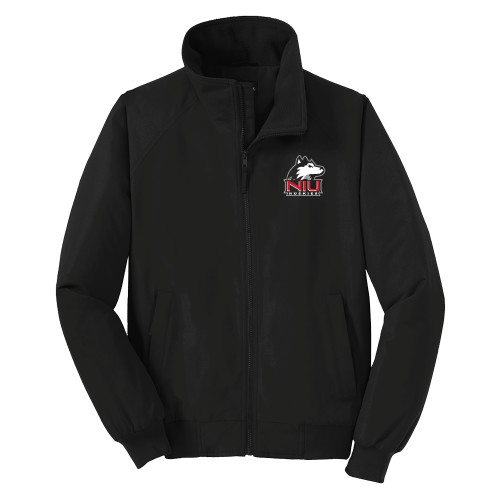  Black Charger Jacket - NIU Huskies - Primary Mark