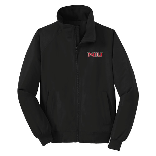  Black Charger Jacket - NIU - Primary Wordmark