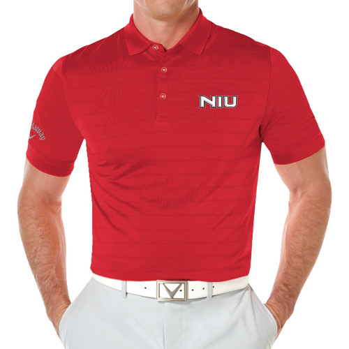  Callaway Red Opti Vent Polo - NIU - Primary Wordmark