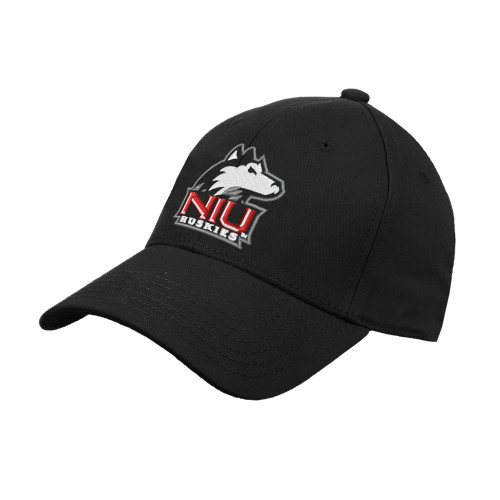  Black Structured Adjustable Pro Style Hat - NIU Huskies - Primary Mark