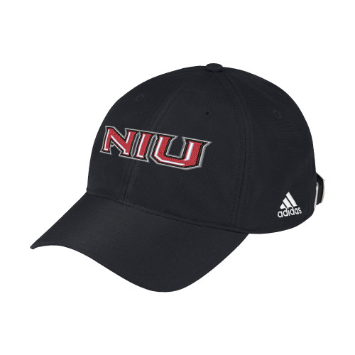  Adidas Black Performance Slouch Hat - NIU - Primary Wordmark