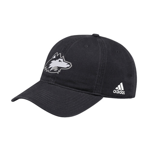  Adidas Black Adjustable Washed Slouch - NIU Huskie Head