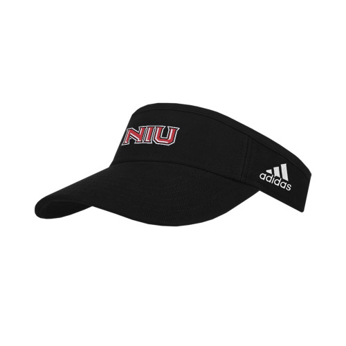  Adidas Black Adjustable Visor - NIU - Primary Wordmark