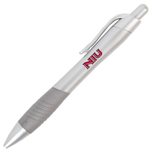  Metallic Mykonos Silver Pen - NIU - Primary Wordmark