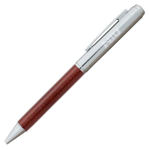  Fabrizio Brown Ballpoint Pen - NIU - Primary Wordmark