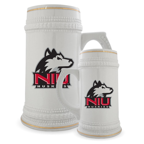  Full Color Decorative Ceramic Mug 22oz - NIU Huskies - Primary Mark