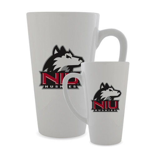  Full Color Latte Mug 17oz - NIU Huskies - Primary Mark