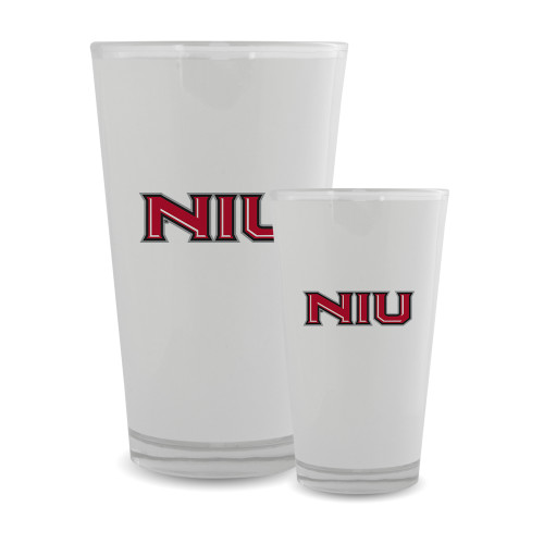  Full Color Glass 17oz - NIU - Primary Wordmark