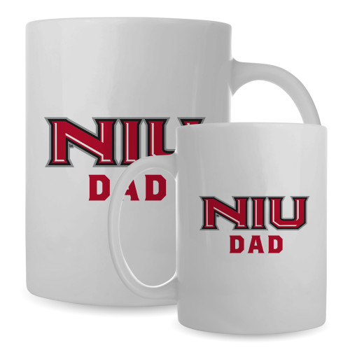  Dad Full Color White Mug 15oz - NIU - Dad