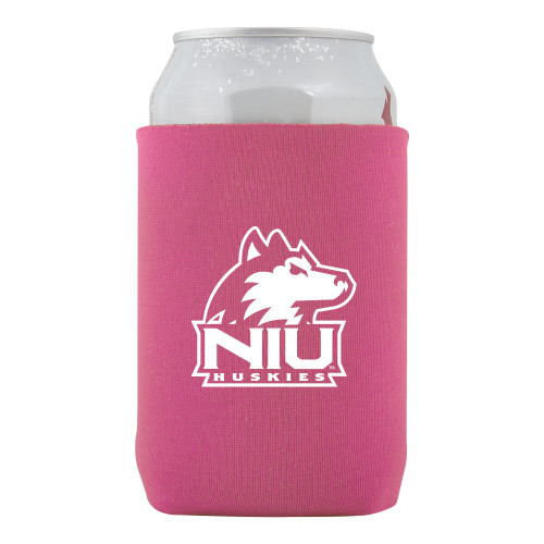  Neoprene Hot Pink Can Holder - NIU Huskies - Primary Mark