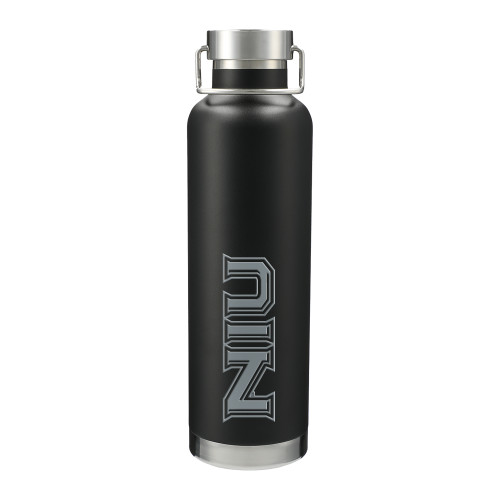  Thor Copper Vacuum Insulated Black Bottle 32oz - NIU - Primary Wordmark