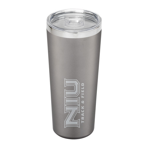  Thor Vacuum Insulated Grey Tumbler 22oz - NIU Track and Field Engraved