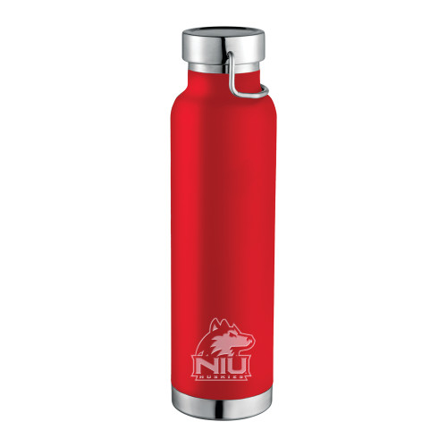  Thor Copper Vacuum Insulated Red Bottle 22oz - NIU Huskies - Primary Mark