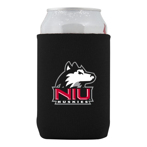  Neoprene Black Can Holder - NIU Huskies - Primary Mark