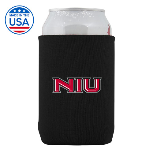  Neoprene Black Can Holder - NIU - Primary Wordmark