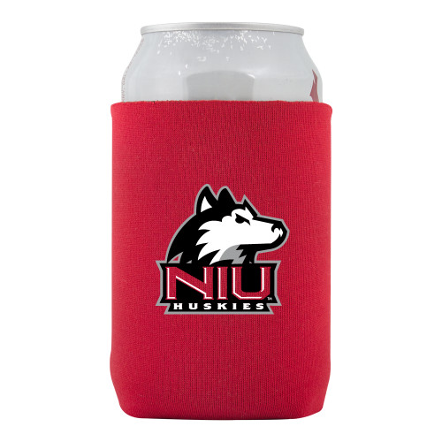  Neoprene Red Can Holder - NIU Huskies - Primary Mark