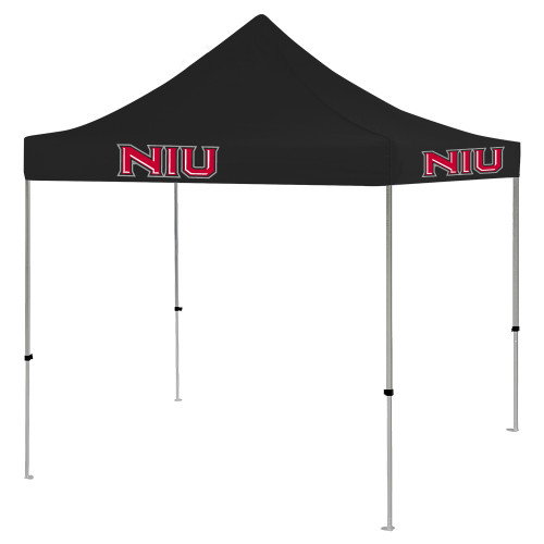  9 ft x 9 ft Black Tent - NIU - Primary Wordmark