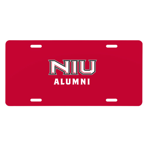  License Plate - NIU - Alumni