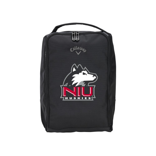  Callaway Clubhouse Black Golf Shoe Bag - NIU Huskies - Primary Mark