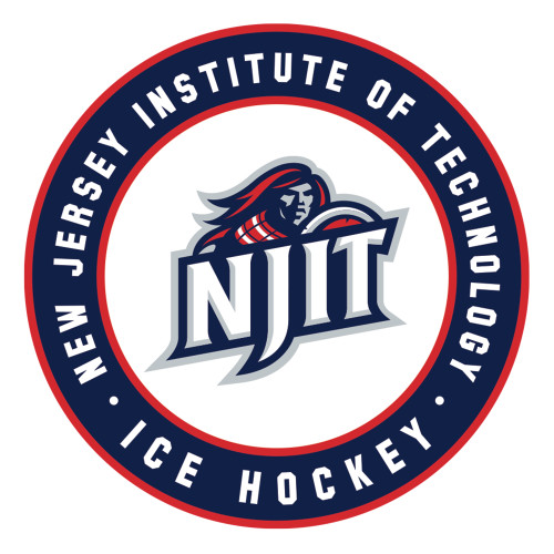  Medium Decal - NJIT Ice Hockey Circular Decal