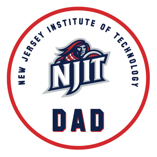  Medium Decal - NJIT DAD Circular Decal