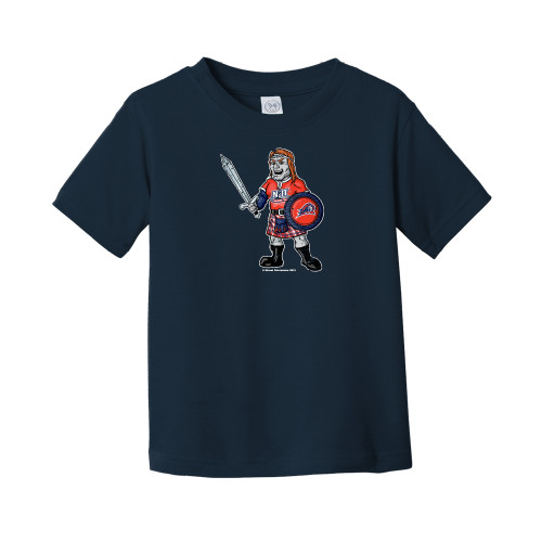  Toddler Navy T Shirt - NJIT Mascot Distressed