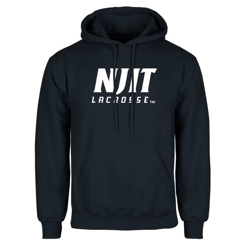  Navy Fleece Hoodie - NJIT Lacrosse