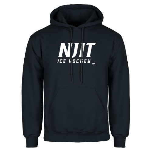  Navy Fleece Hoodie - NJIT Ice Hockey