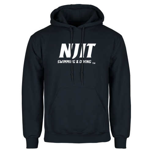  Navy Fleece Hoodie - NJIT Swim and Dive
