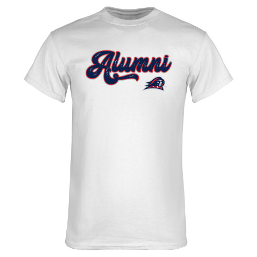  White T Shirt - Alumni Script