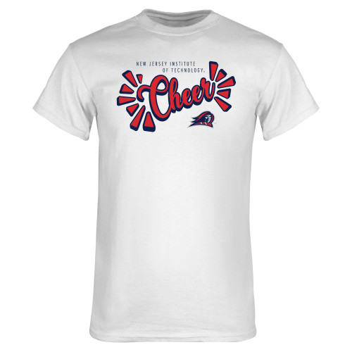  White T Shirt - New Jersey Institute Cheer