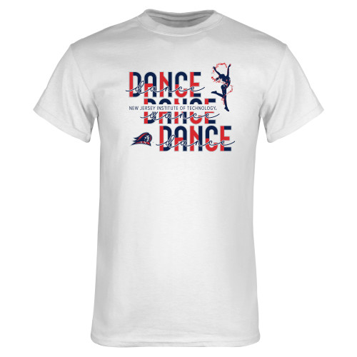  White T Shirt - New Jersey Institute Dance Repeat