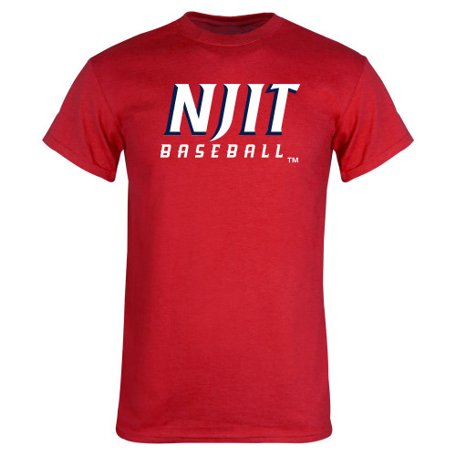  Red T Shirt - NJIT Baseball