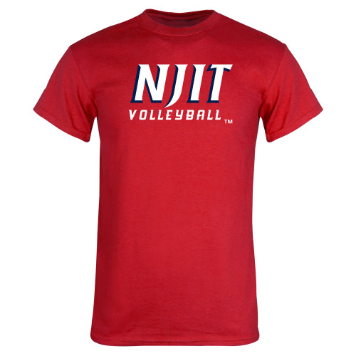 Red T Shirt - NJIT Volleyball
