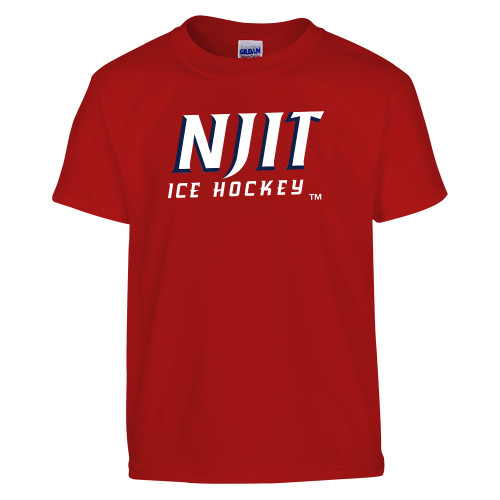  Youth Red T Shirt - NJIT Ice Hockey