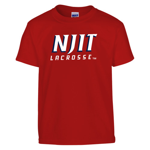  Youth Red T Shirt - NJIT Lacrosse