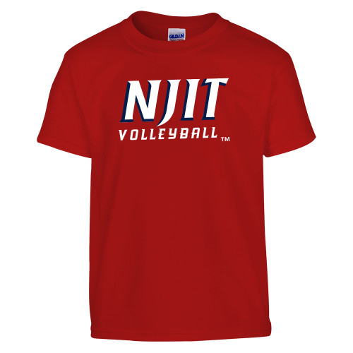  Youth Red T Shirt - NJIT Volleyball