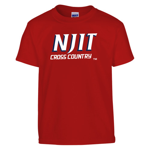  Youth Red T Shirt - NJIT Cross Country
