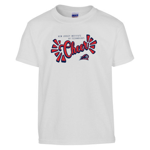  Youth White T Shirt - New Jersey Institute Cheer