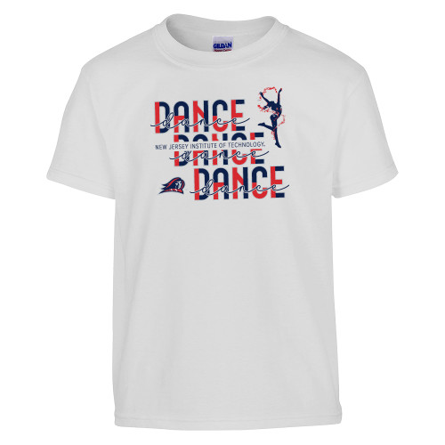  Youth White T Shirt - New Jersey Institute Dance Repeat