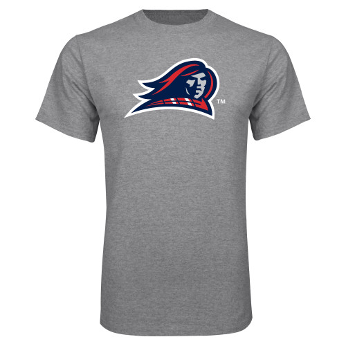  Grey T Shirt - NJIT Highlander Head