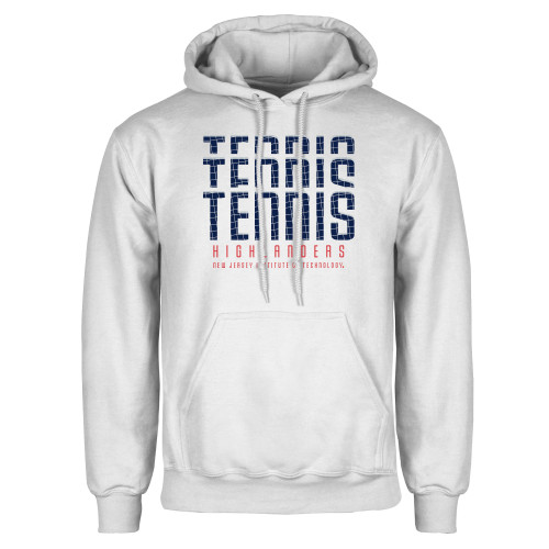  White Fleece Hoodie - Highlanders Tennis Repeat