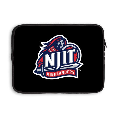  13 inch Neoprene Laptop Sleeve - NJIT Highlanders Mascot Mark