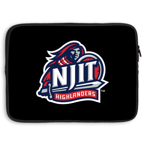  15 inch Neoprene Laptop Sleeve - NJIT Highlanders Mascot Mark